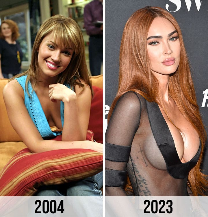 Megan Fox 2004 Hope and Faith vs 2023