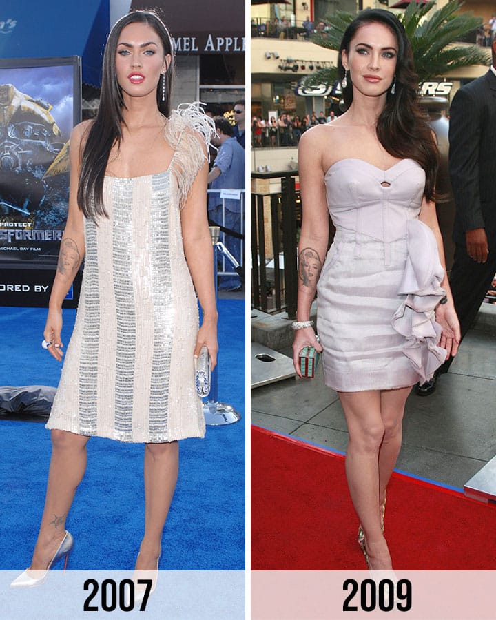 Megan Fox Transformers 2007 Jennifers Body 2009