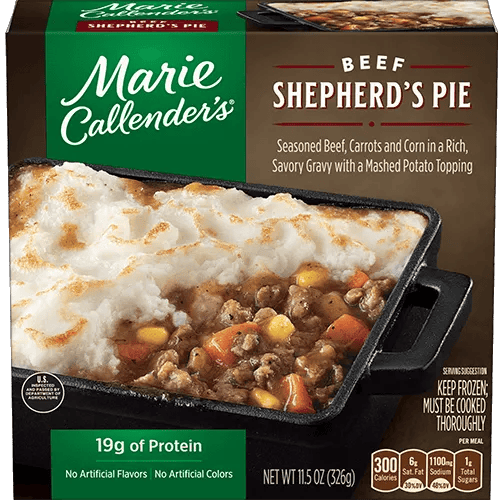 marie callendar's beef shepherd pie frozen