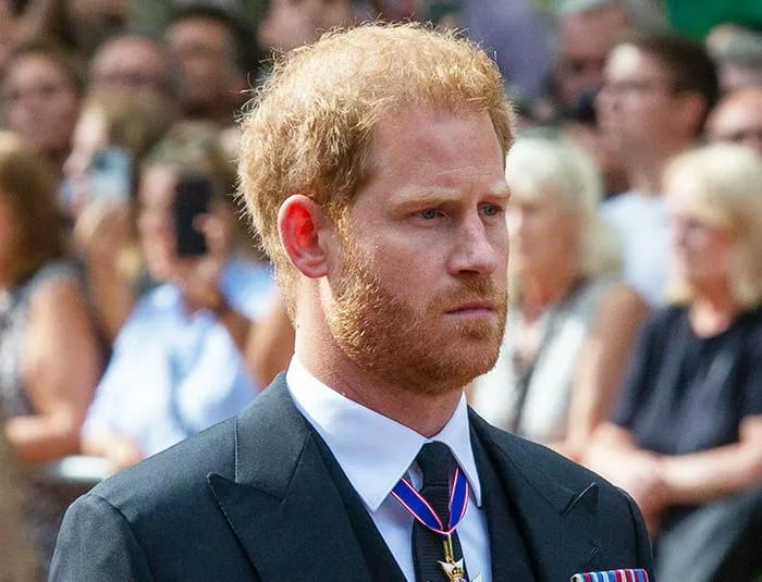 Prince Harry at Queen's funeral