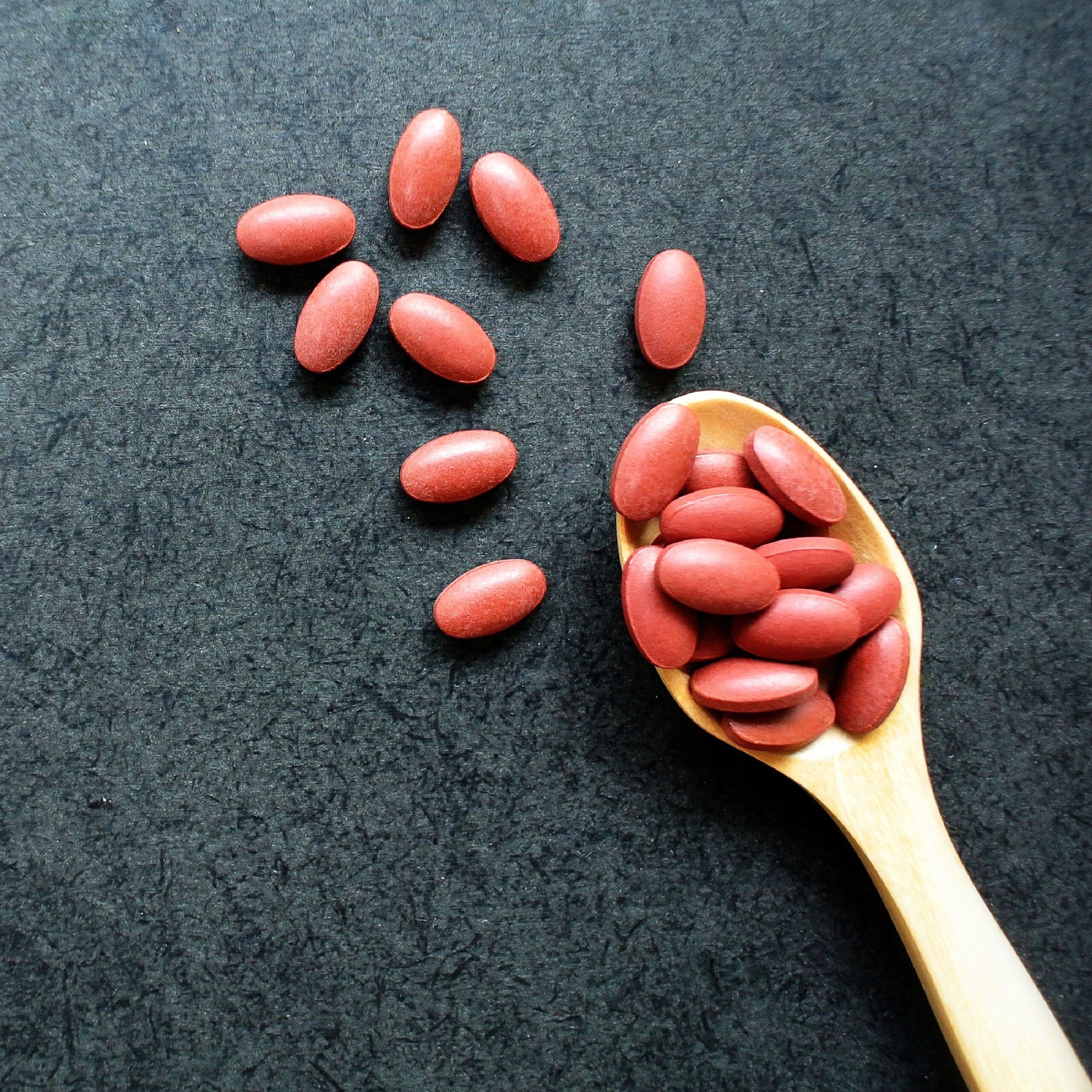 iron supplements in spoon