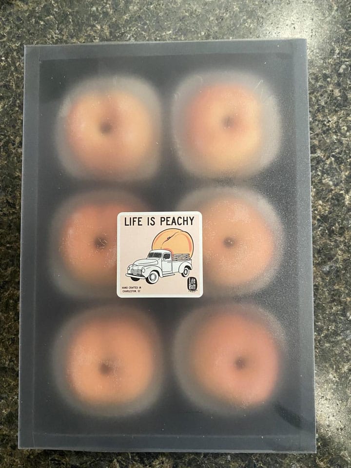 life raft life's peachy treats