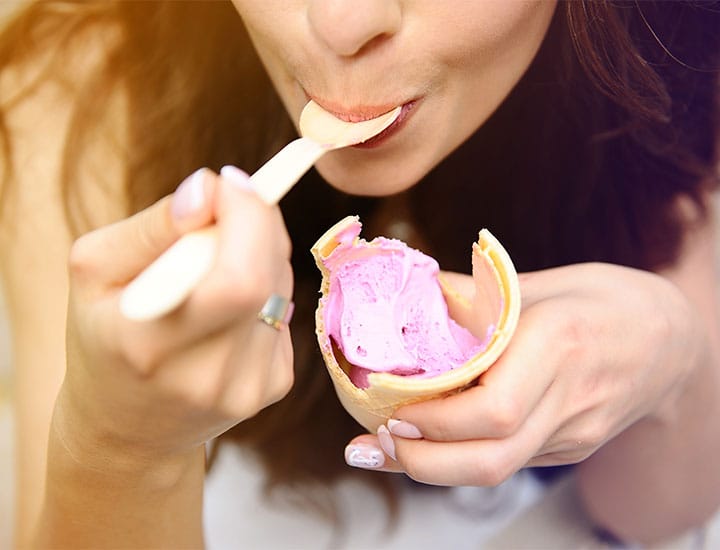 woman-eating-ice-cream