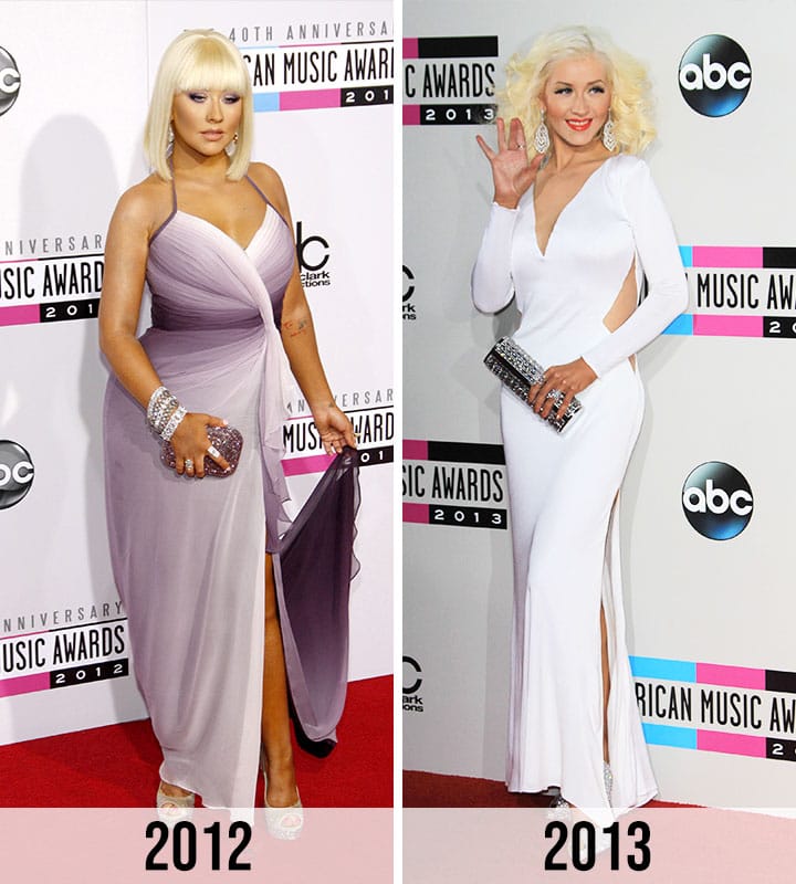 Christina Aguilera 2012 to 2013