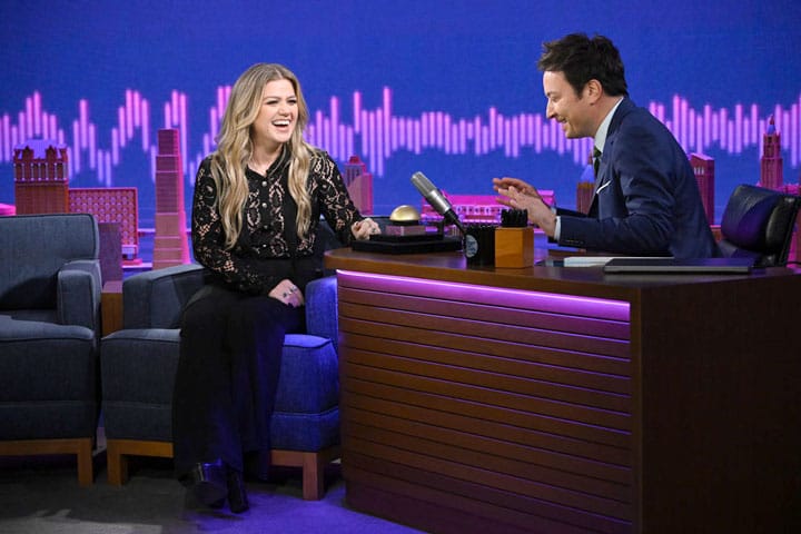 Kelly Clarkson The Tonight Show Starring Jimmy Fallon October 2023