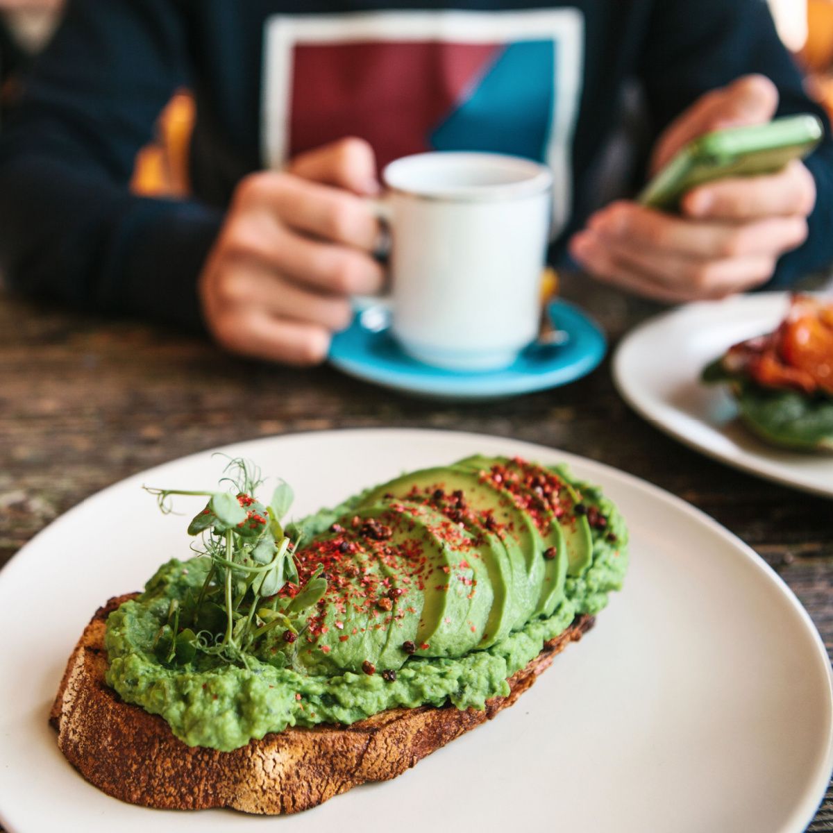 avocado toast on plate