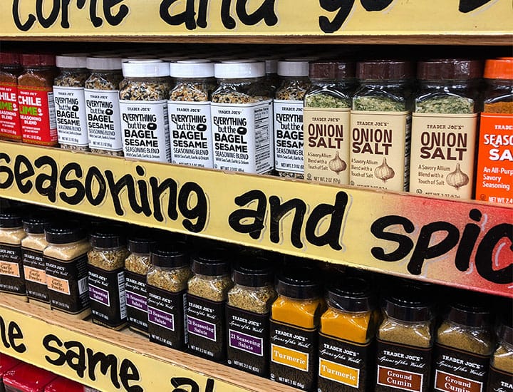 trader joe's spices