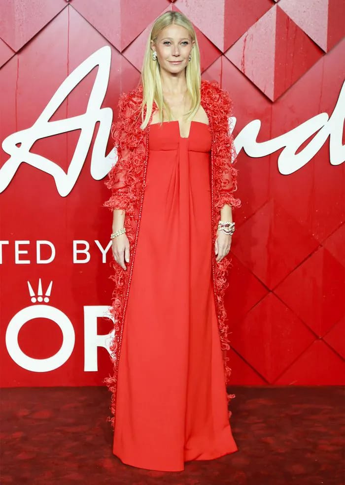 gwyneth paltrow british fashion awards