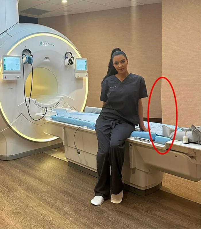 Kim Kardashian Prenuvo screening Photoshop fail