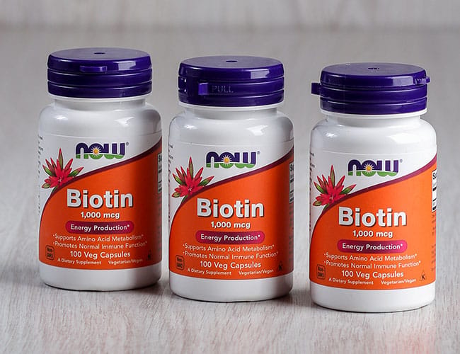 biotin bottle