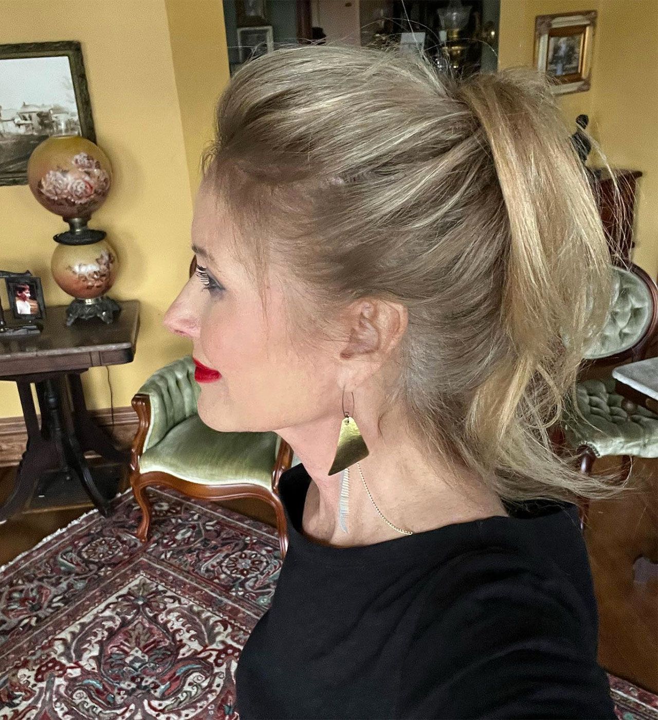 teased-updo