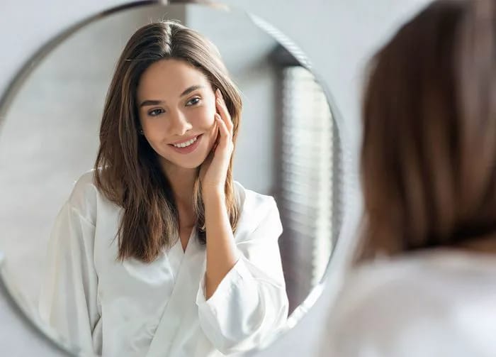 woman-admiring-reflection