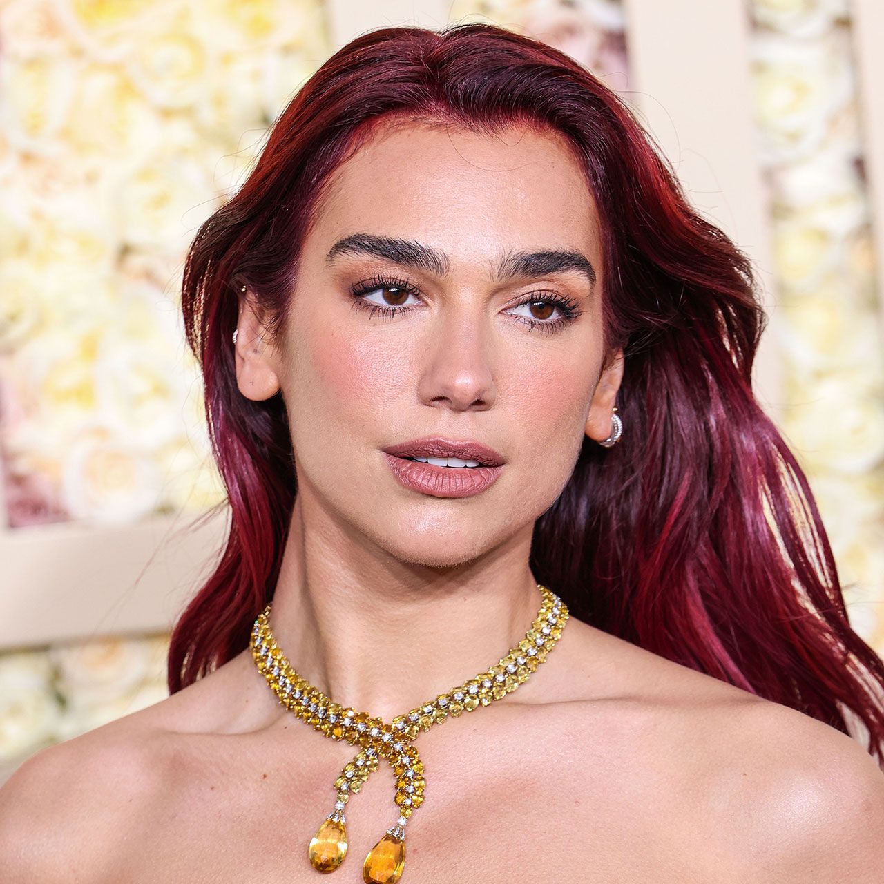 Fans Are Obsessed With Dua Lipa's Skintight Skeleton-Inspired Golden Globes  Look: 'She's An Icon' - SHEfinds