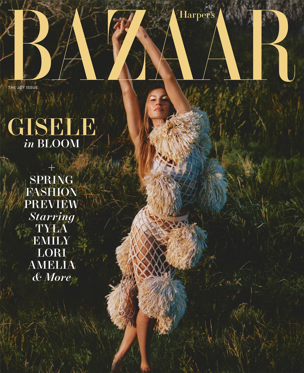 Gisele Bundchen Harper's Bazaar February 2024 Joy issue cover