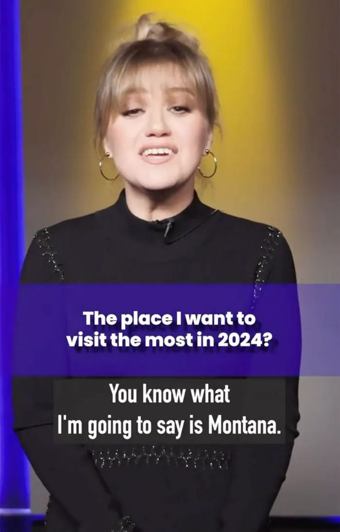 Kelly Clarkson 2024 predictions Instagram video
