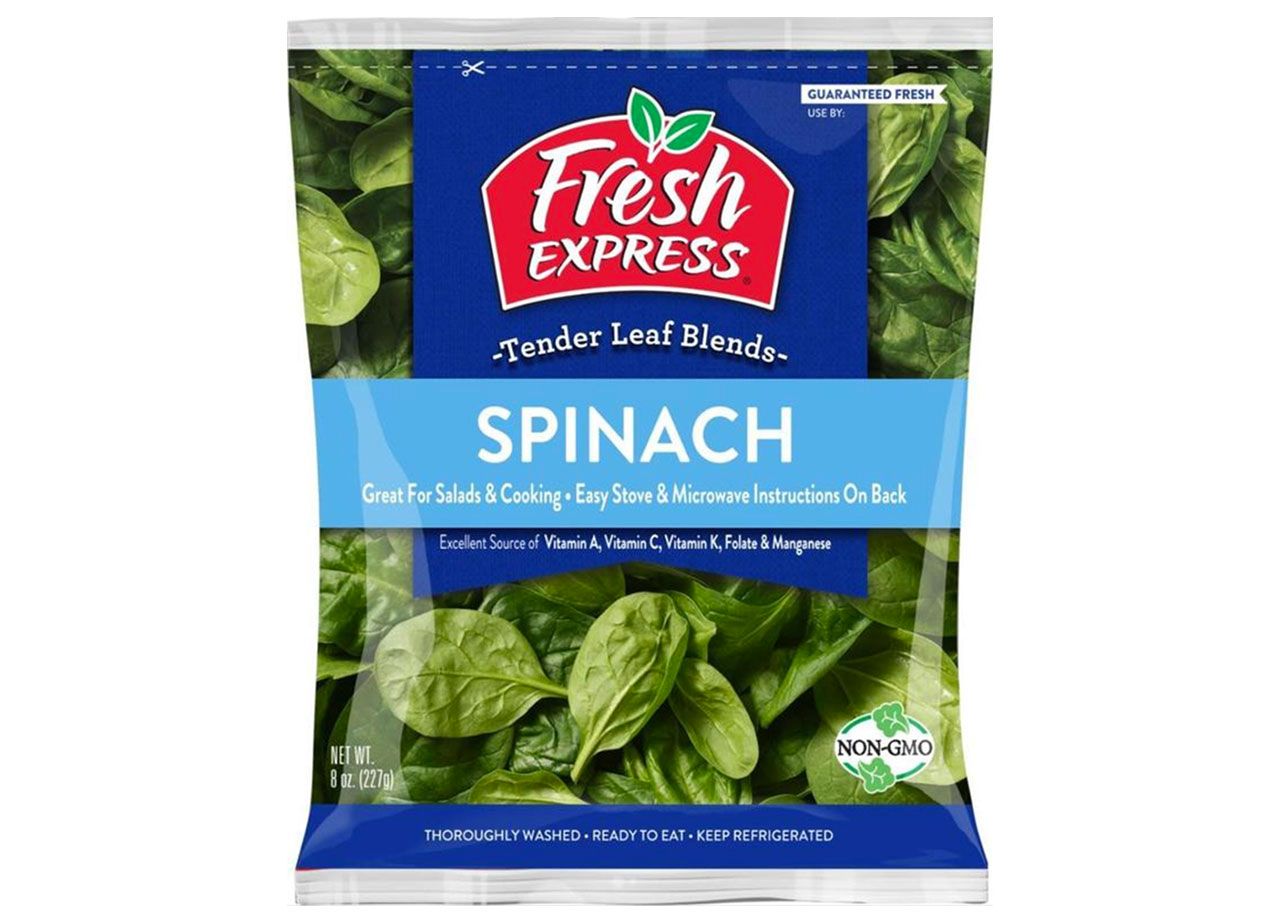 fresh express spinach
