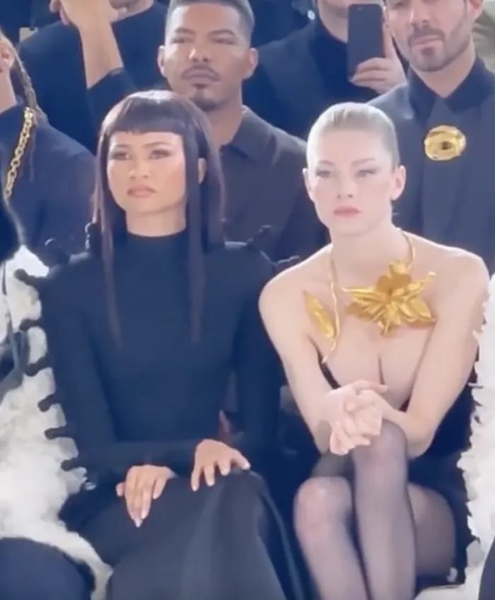 hunter schafer zendaya schiaparelli show
