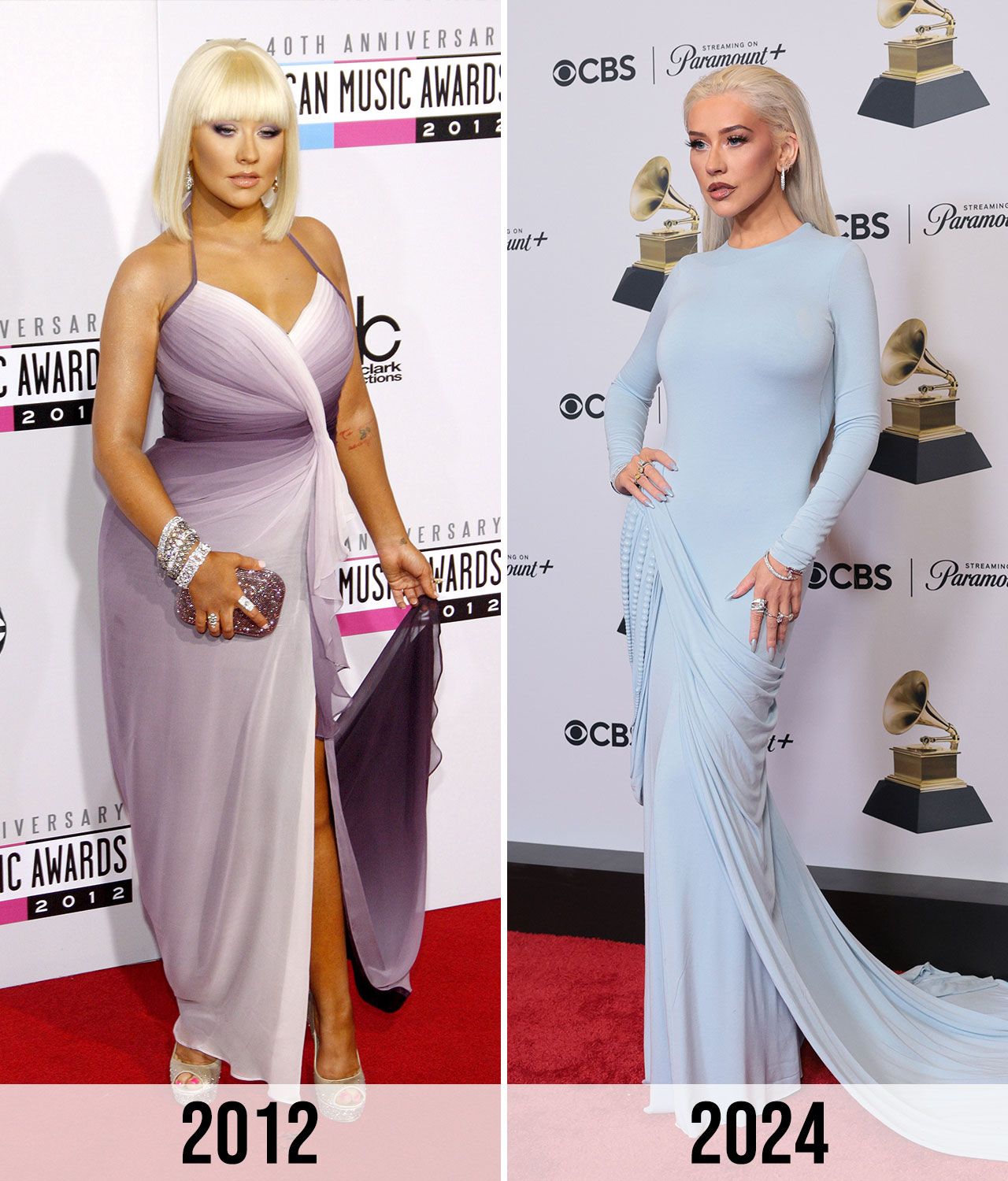 christina aguilera weight loss
