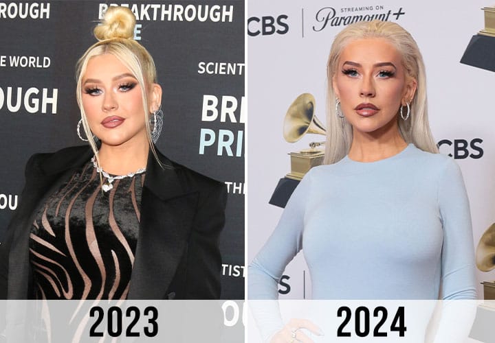 christina Aguilera weight loss