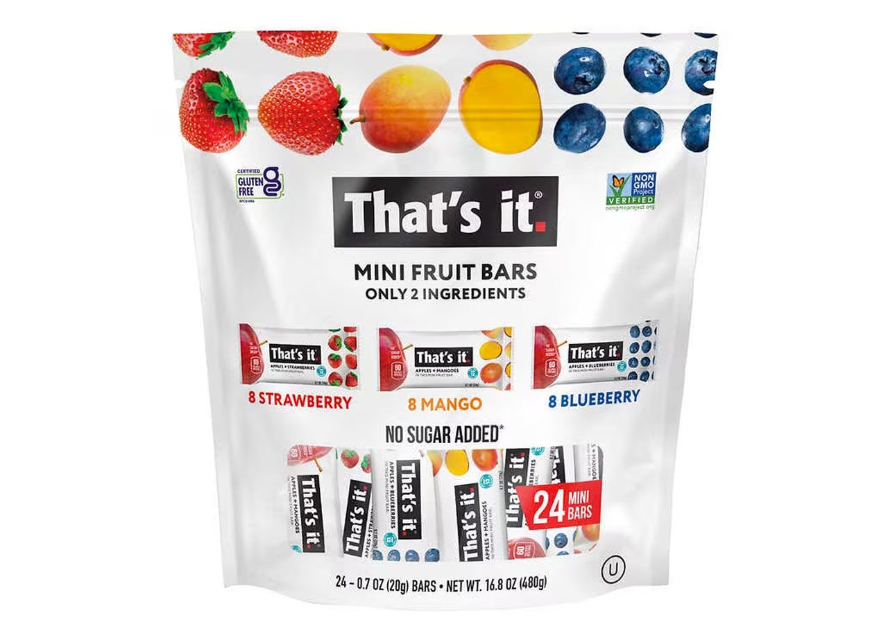 that's it. mini fruit bars