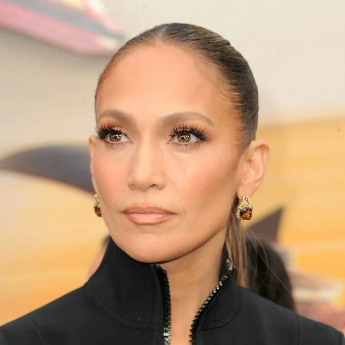 Jennifer Lopez arrives at the LA premiere of "The Flash."