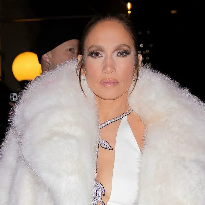 Jennifer Lopez heading to the SNL after-party looking fabulous.