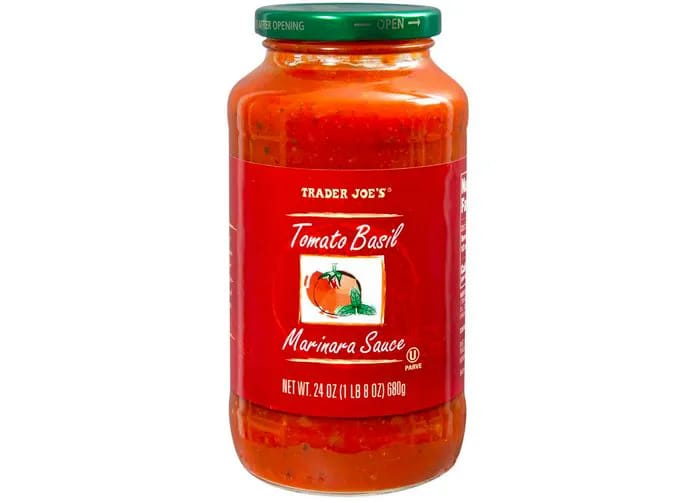 trader joe's tomato basil marinara sauce
