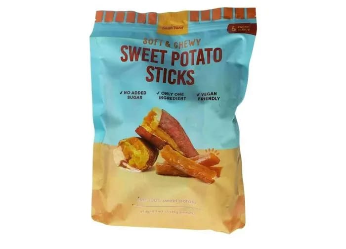 organic sweet potato sticks