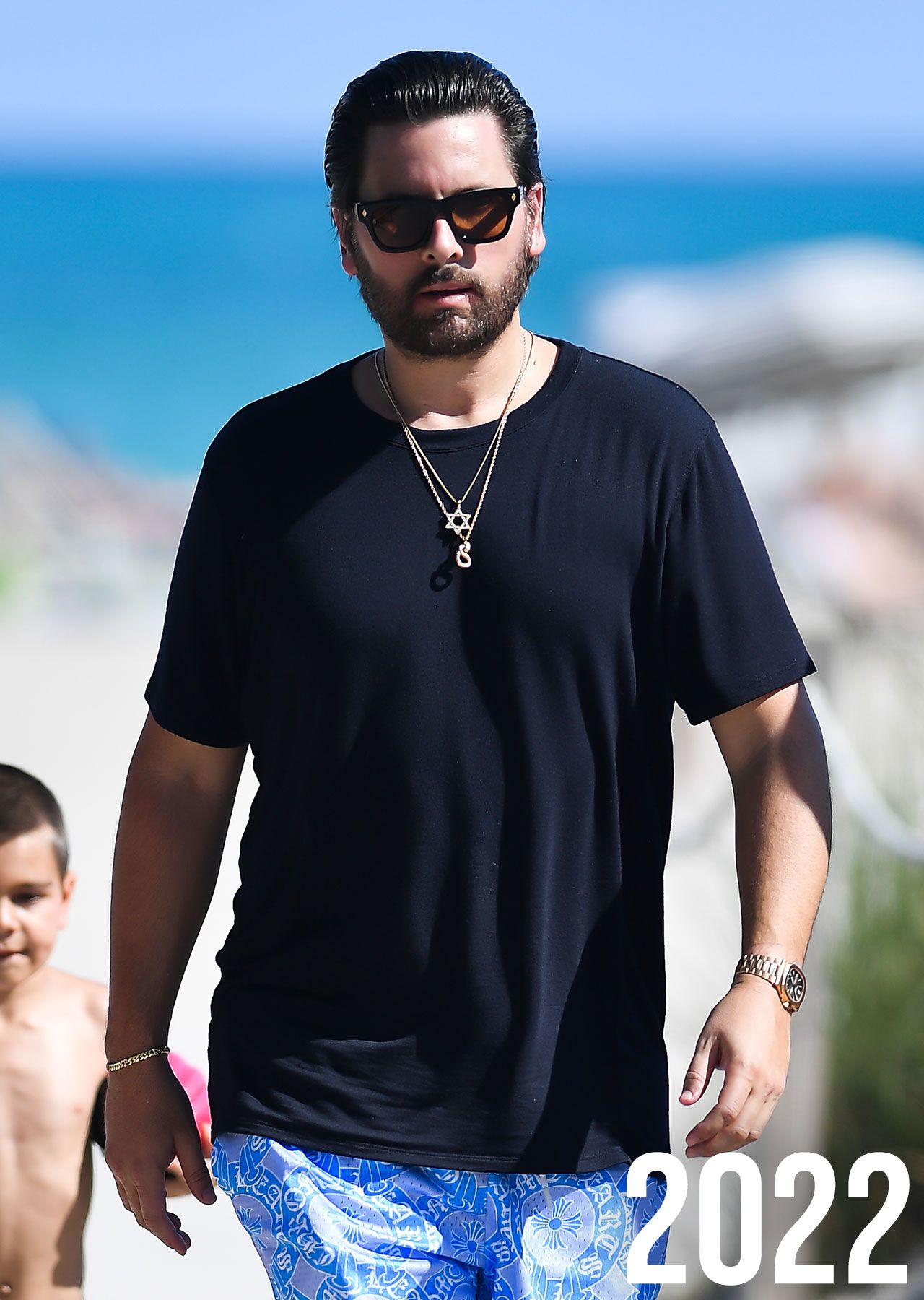 Scott Disick beach 2022