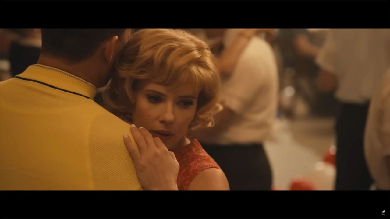 Scarlett Johansson and Channing Tatum dancing in Fly Me To The Moon