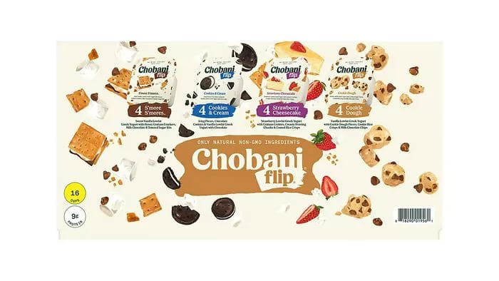 16 count chobani flip variety pack