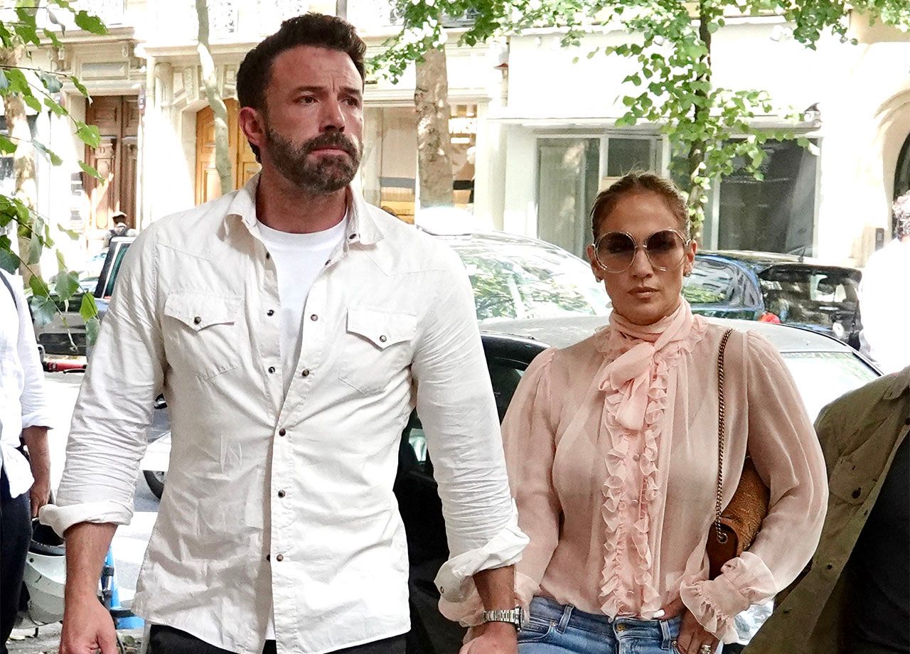 Ben Affleck and Jennifer Lopez in Paris