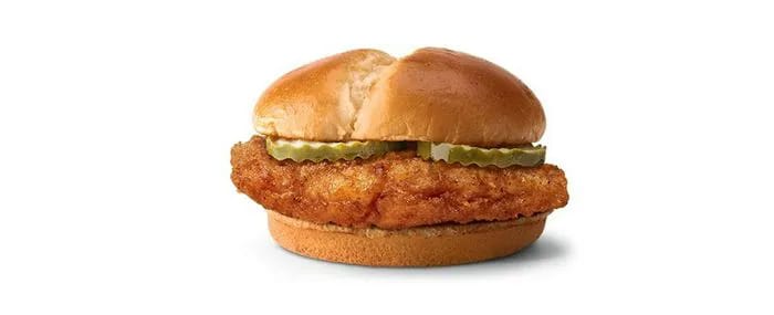 mcdonalds crispy chicken sandwich
