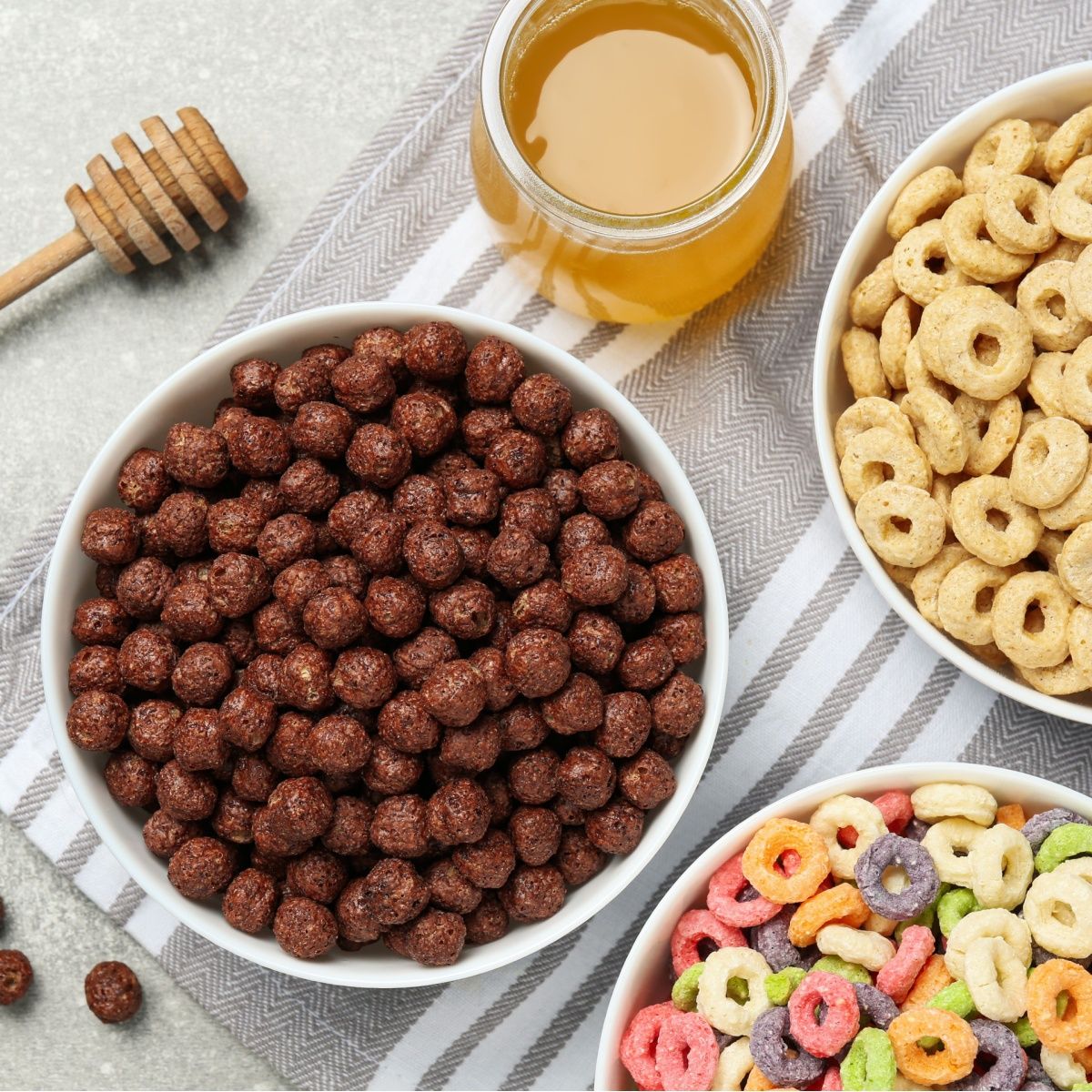 high sugar cereal