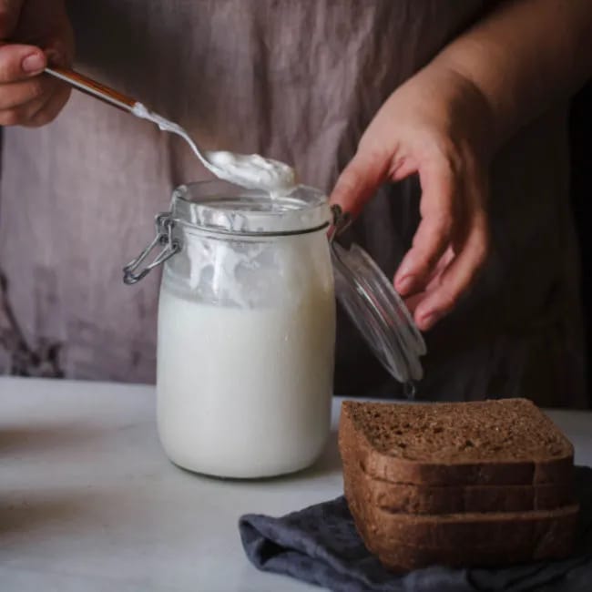 jar of kefir