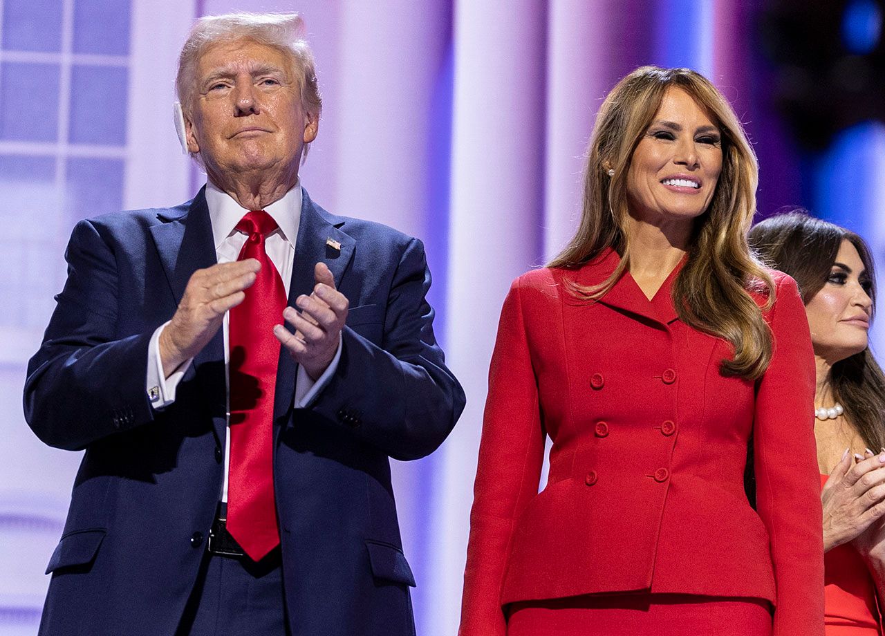 Donald and Melania Trump Republican National Convention ABC News coverage
