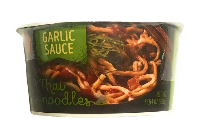 trader joes garlic sauce thai noodle bowls