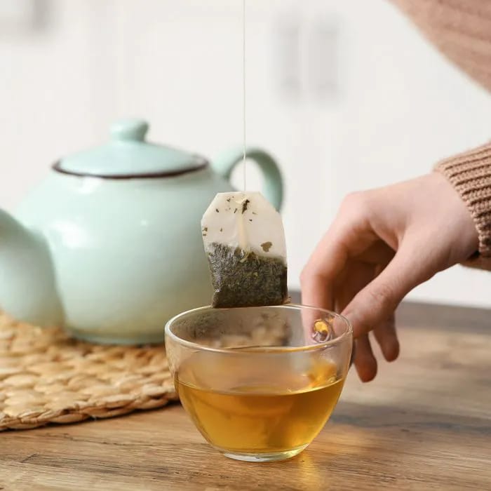 green tea in a cup