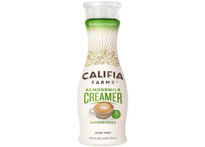califia farms unsweetened almond milk creamer