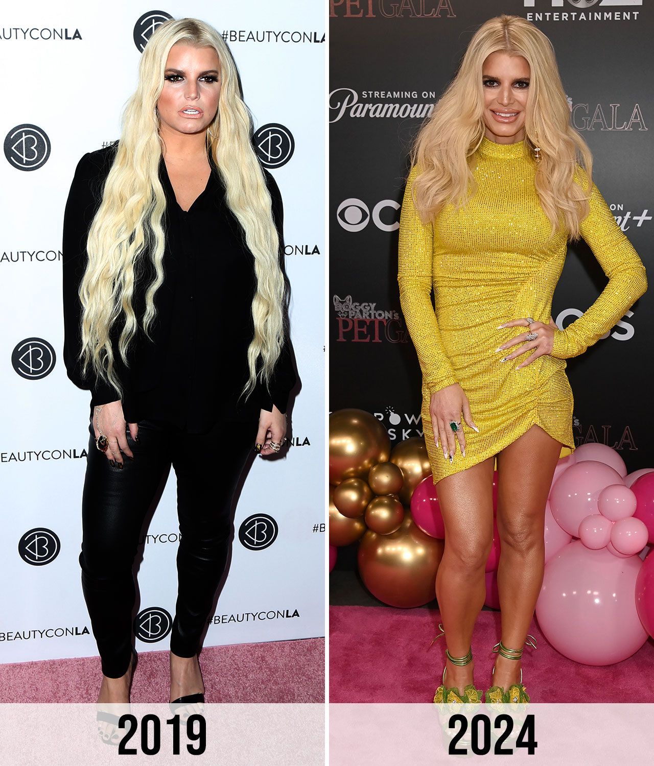 Jessica Simpson Shows Off Her 100-Lb Weight Loss In A Floral Slip