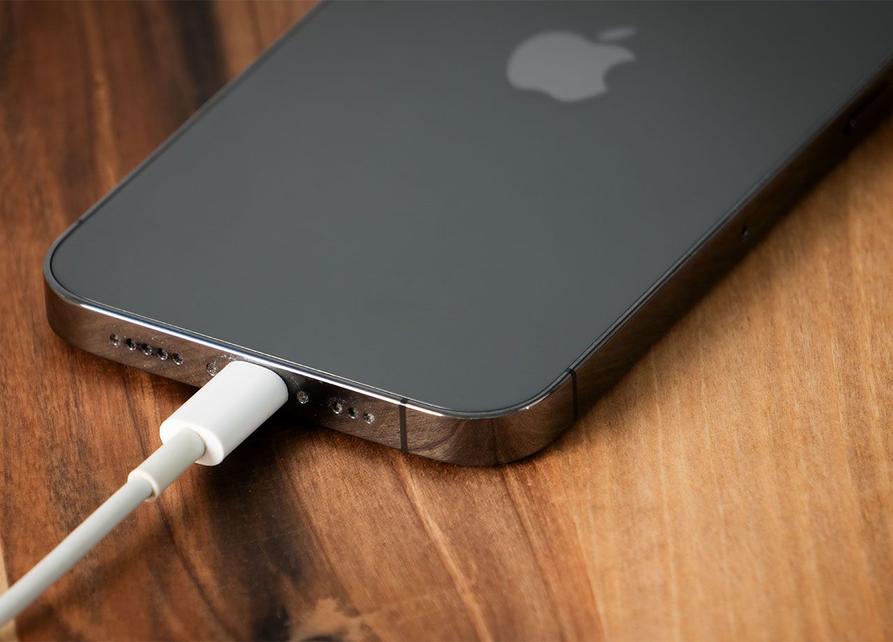 phone-plugged-charger