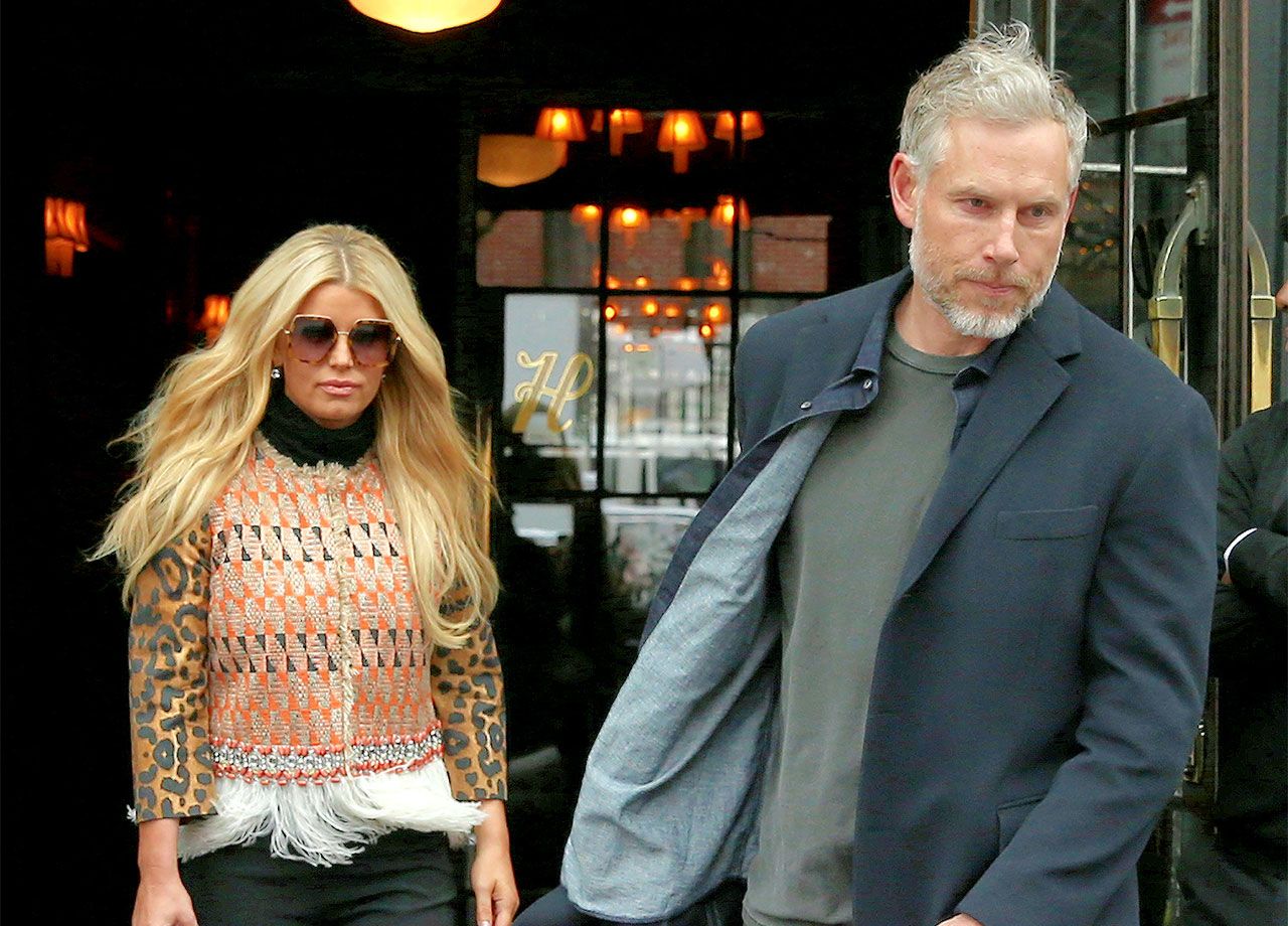 Jessica Simpson Poses In A Sequined Halter Dress From Her Clothing Line As  She Announces 'Painful' Divorce From Eric Johnson - SHEfinds