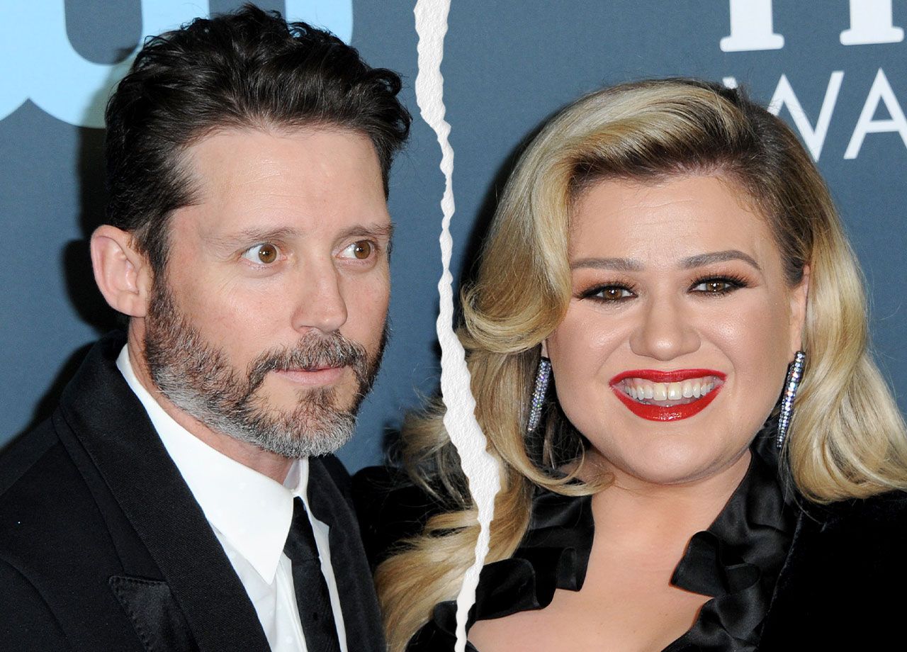 Kelly Clarkson with Brandon Blackstock ripped photo