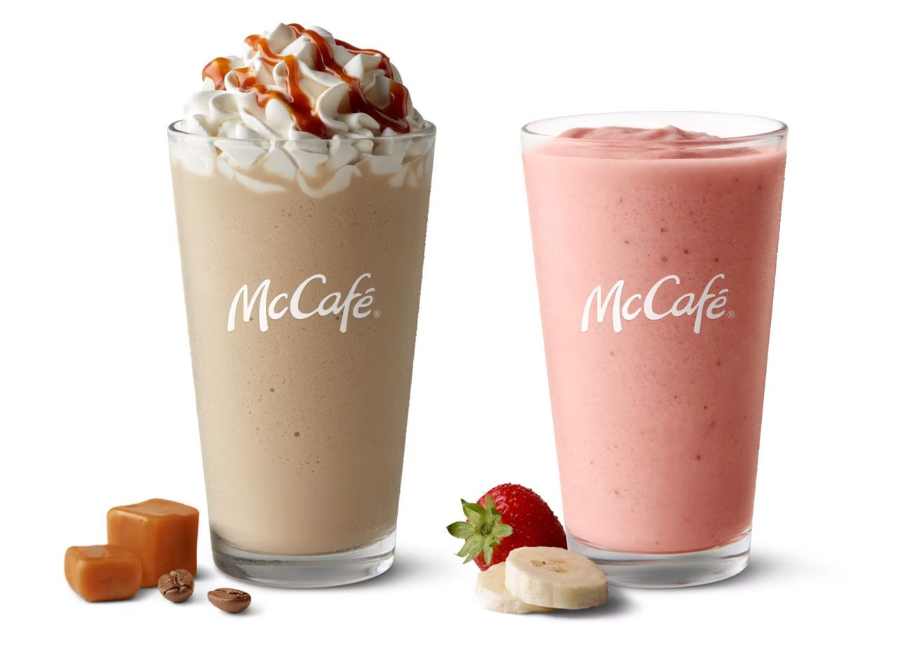 Mcdonalds smoothies frappes