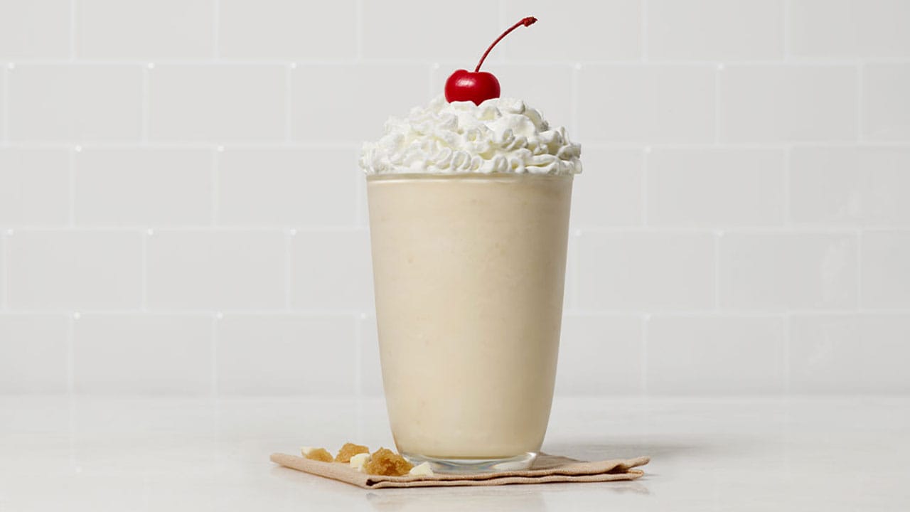 chick fil a peach milkshake