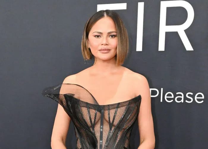 Chrissy Teigen at the 67th Annual Grammy Awards