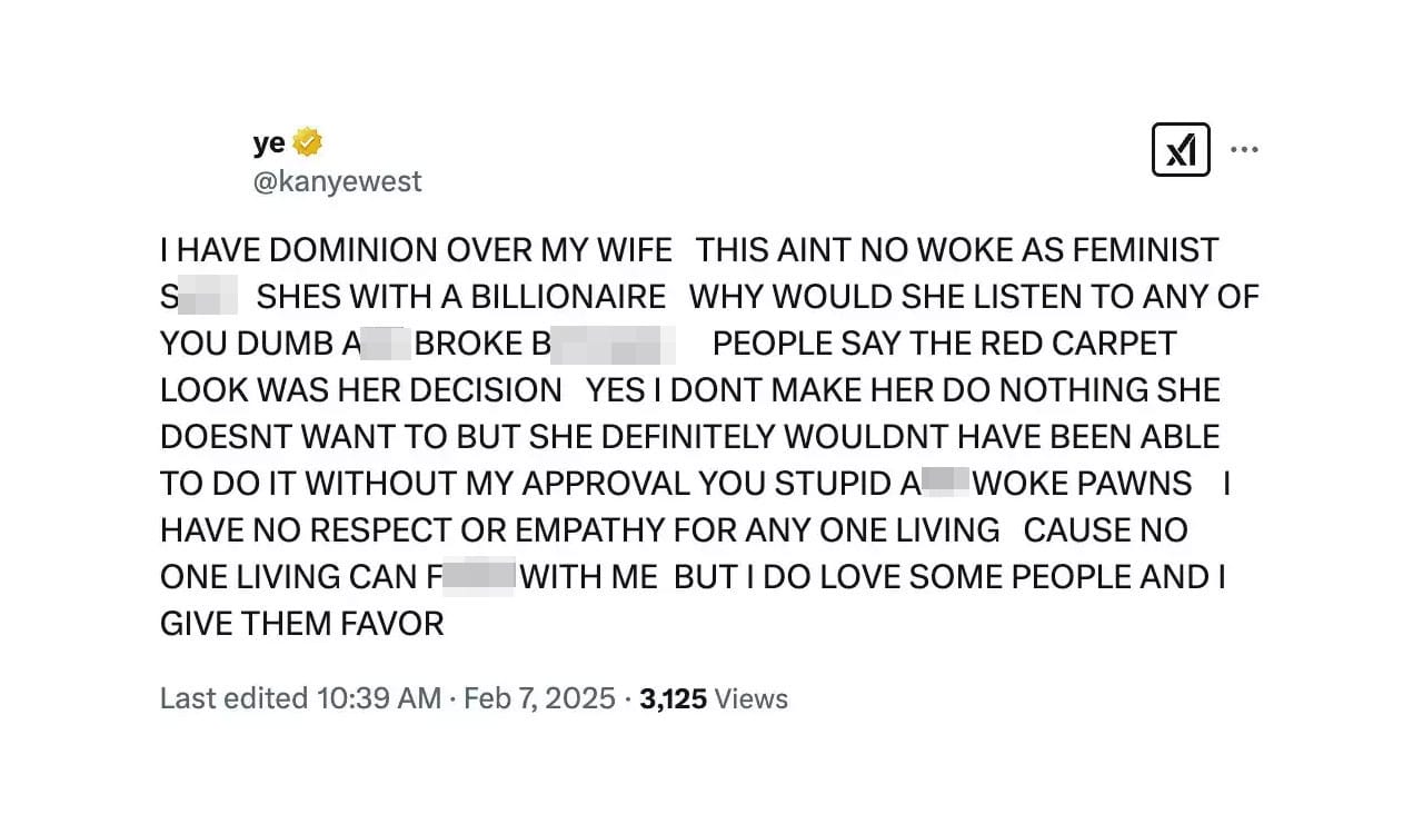 kanye west tweet
