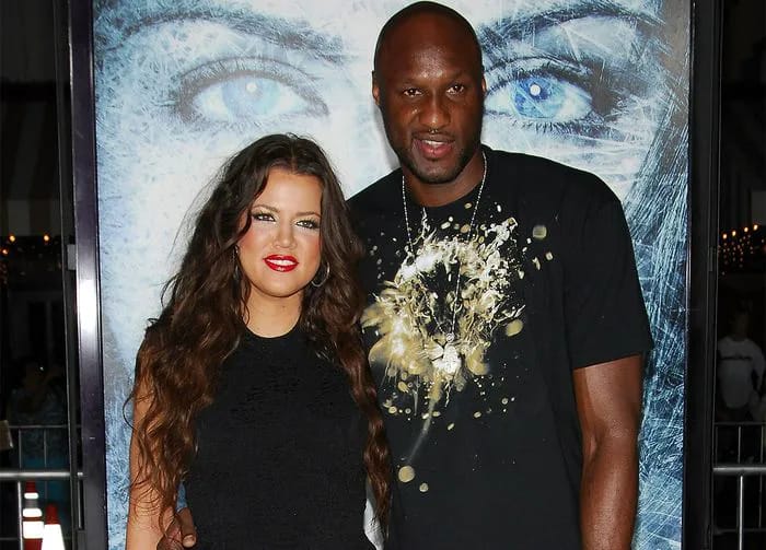 Khloe Kardashian and Lamar Odom in 2009