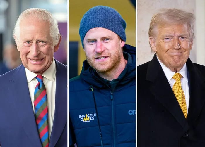 King Charles Prince Harry Donald Trump
