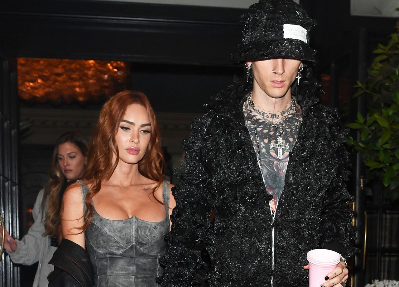 Megan Fox and Machine Gun Kelly leave the Royal Albert Hall